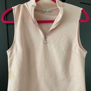 Zara zip up vest top